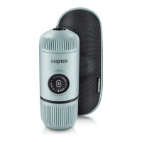 Кавоварка кемпінгова Wacaco Nanopresso з чохлом блакитна (WNANOBLUE)