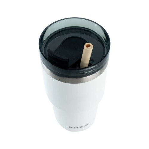 Термокружка Kite 600 мл біла (K24-1206-1)