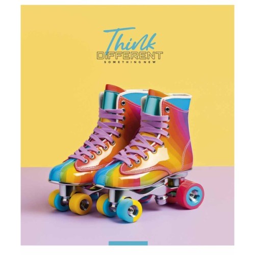 Зошит Школярик Think different 96 аркушів лінія (096-3395L)
