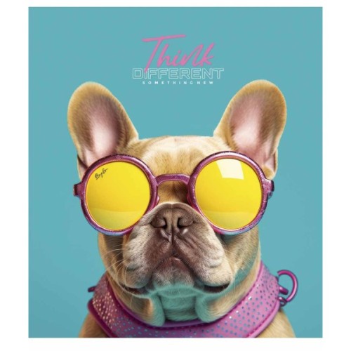 Зошит Школярик Think different 96 аркушів лінія (096-3395L)