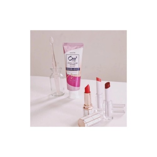 Зубна паста Sunstar Ora2 ME Stain Clear Paste Peach Leaf Mint Персик і м'ята 130 г (4901616011014)