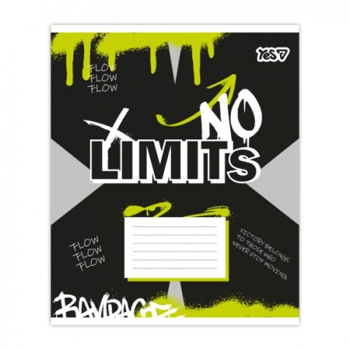 Зошит Yes No limits А5 36 аркушів лінія (768841)