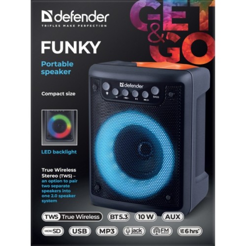 Акустична система Defender Funky Black (65053)