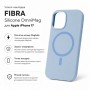 Чохол до мобільного телефона BeCover FIBRA Silicone OmniMag Apple iPhone 17 Light Blue (716200)