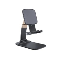 Підставка до планшета та телефона Knight Foldable Desk Mobile Phone Holder Stand (Alloy) Black Essager (EZJZM-QS01)