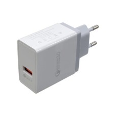 Зарядний пристрій Patron USB QC3.0 2.4A white (PN-QC3-220V-W)