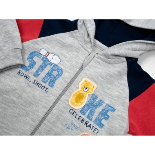 Чоловічок дитячий Tongs на блискавці (2951-62B-gray)