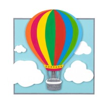 Картина по номерам Rosa Talent 3D Іn the Сlouds МДФ ґрунтоване, 19х20 см (4823098543541)