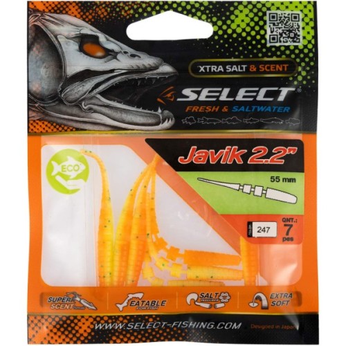 Силікон рибальський Select Javik 2.2" 247 (7 шт/уп) (1870.72.74)