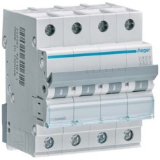 Автоматичний вимикач Hager 4-п. C 25A (6kA) 4M (A) (MCN425)