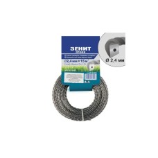Жилка косильна Зеніт ПРОФІ "Подвійна з кордом" 2,4 мм x 15 м (КР2-24-15-КВ) (40724015)