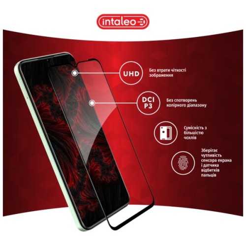 Скло захисне Intaleo Full Glue ZTE Blade V50 Design Black (1283126620706)