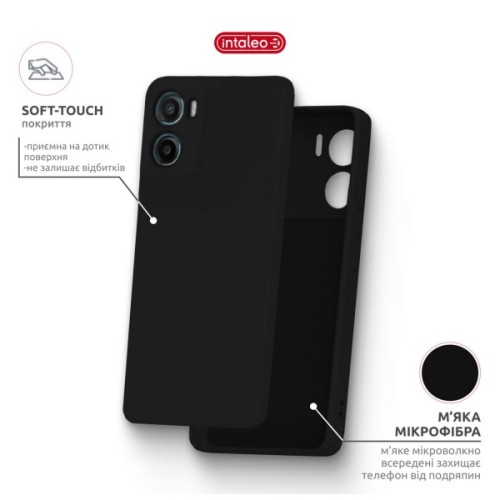 Чохол до мобільного телефона Intaleo SoftShell Motorola G06 Black (1283126635946)