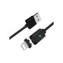 Дата кабель USB 2.0 AM to Lightning Magnetic black Essager (EXCCXL-ML01)