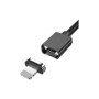 Дата кабель USB 2.0 AM to Lightning Magnetic black Essager (EXCCXL-ML01)