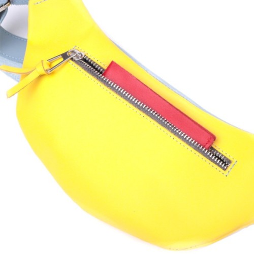 Сумка Grande Pelle Жовто-блакитна (16760)