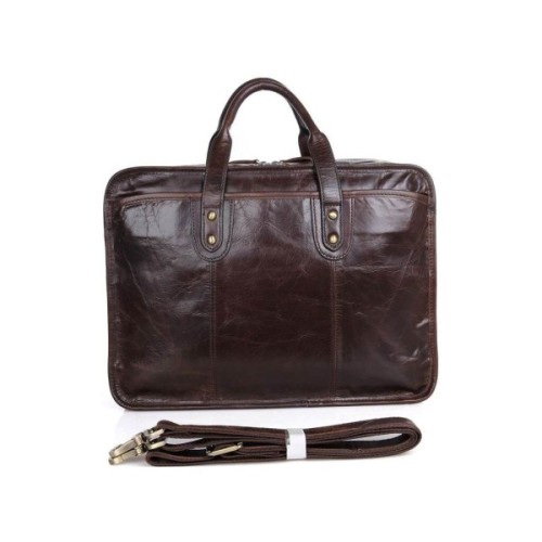 Сумка Vintage З натуральної шкіри Коричнева (14539)