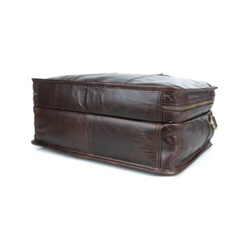 Сумка Vintage З натуральної шкіри Коричнева (14539)