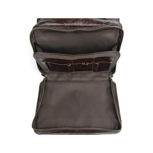 Сумка Vintage З натуральної шкіри Коричнева (14539)