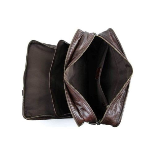 Сумка Vintage З натуральної шкіри Коричнева (14539)