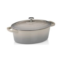 Гусятниця Kela Calido чавунна з кришкою 4 л сіра (12859)