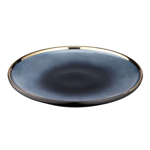 Тарілка Ardesto Andria, 20.1см, кераміка, синьо-сірий (AR2920AB)