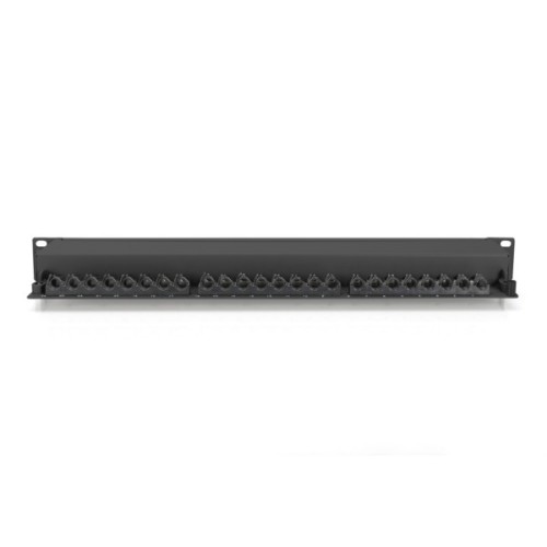 Патч-панель 19" 24xRJ-45 STP cat.6a, 1U, black Digitus (DN-91624S-EA-B)