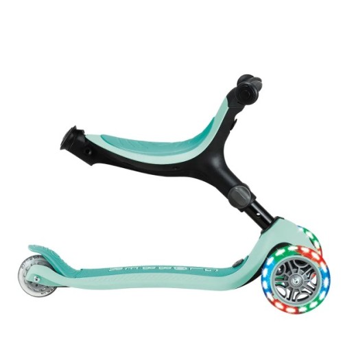 Самокат Globber серії Go Up Active 360 м'ятний Колеса з підсвічуванням (749-206)
