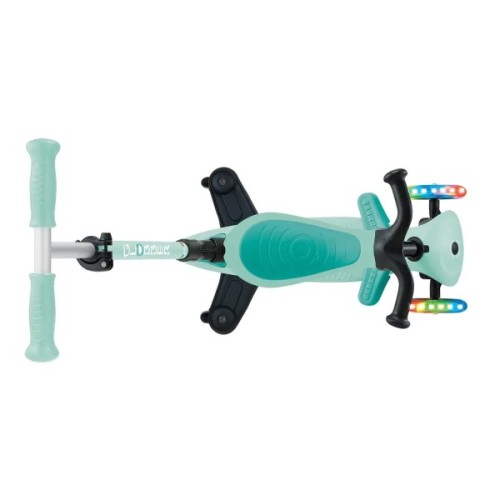 Самокат Globber серії Go Up Active 360 м'ятний Колеса з підсвічуванням (749-206)