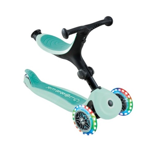 Самокат Globber серії Go Up Active 360 м'ятний Колеса з підсвічуванням (749-206)