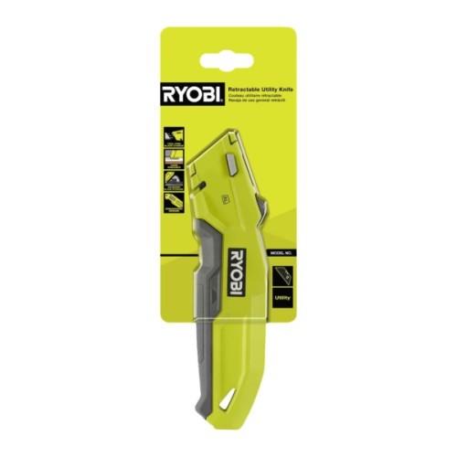 Ніж монтажний Ryobi RHCKF-1, трапецієподібне лезо, корпус алюміній (5132006401)