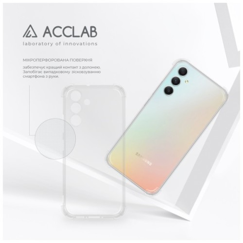 Чохол до мобільного телефона ACCLAB ShockProof Samsung Galaxy A34 5G Transparent (1283126566394)