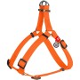 Шлея для собак WAUDOG Waterproof з QR-паспортом S Ш 15 мм Д 40-55 см помаранчева (27644)
