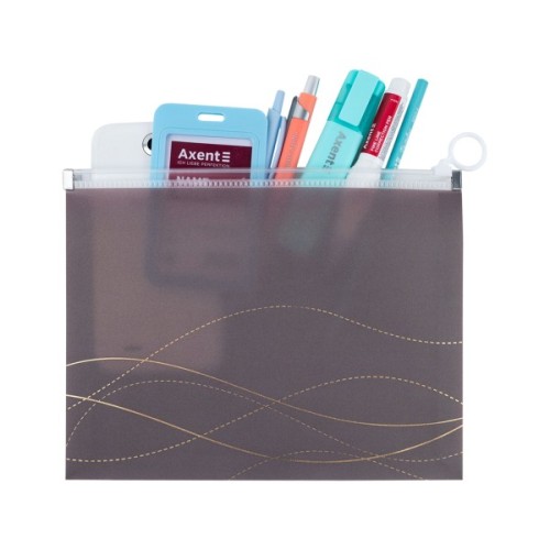 Папка на блискавці Axent zip-lock А5 Waves-4 (1498-43-A)