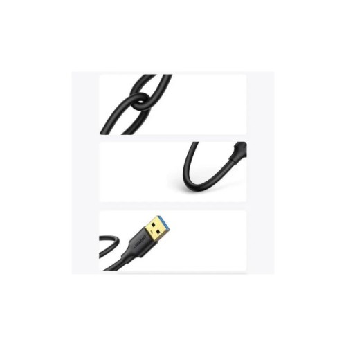 Дата кабель USB 3.0 AM/AM 3.0m US128 black Ugreen (90576)