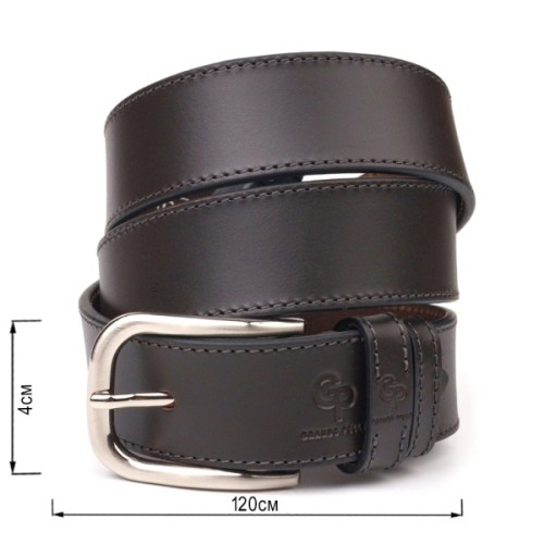 Ремінь Grande Pelle З натуральної шкіри Коричневий (21460)