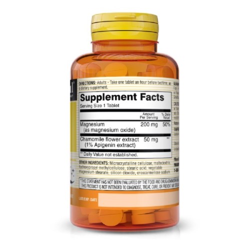 Мінерали Mason Natural Легкий сон з магнієм та ромашкою, Eazy sleep with Magnesium (MAV-18175)