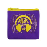 Гаманець дитячий Cool For School на блискавці, фіолетовий (CF86345)