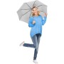 Парасоля Fare Mini Pocket AOC 5460 міні автоматична 97 см light grey (FR.5460 light grey)