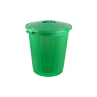 Контейнер для сміття Горизонт 54.5 x 48.5 см Зелений 65 л (гор-02043/зелений)