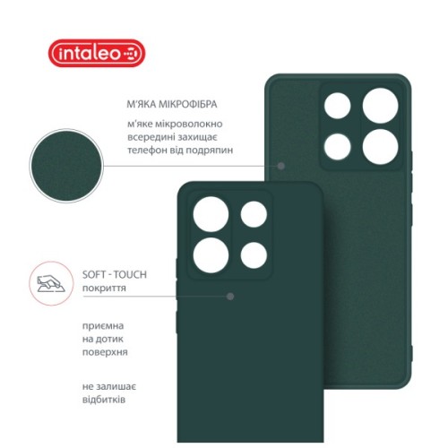 Чохол до мобільного телефона Intaleo Silicone Xiaomi Redmi Note 13 Pro 5G Dark Green (1283126601217)