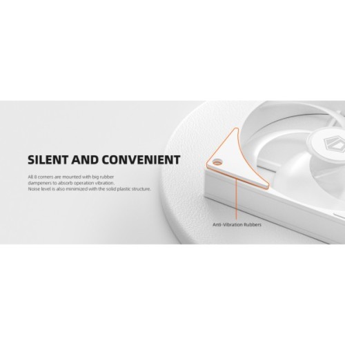 Кулер до корпусу ID-Cooling AS-120-ARGB-W TRIO