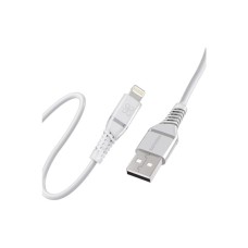 Дата кабель USB 2.0 AM to Lightning 1.2m 2.4A MFi PowerLine-Ai120 white Promate (powerline-ai120.white)