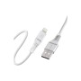 Дата кабель USB 2.0 AM to Lightning 1.2m 2.4A MFi PowerLine-Ai120 white Promate (powerline-ai120.white)