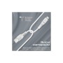 Дата кабель USB 2.0 AM to Lightning 1.2m 2.4A MFi PowerLine-Ai120 white Promate (powerline-ai120.white)