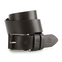 Ремінь Grande Pelle Джинсовий ремінь з натуральної шкіри Коричневий (00910)