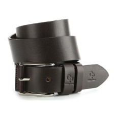 Ремінь Grande Pelle Джинсовий ремінь з натуральної шкіри Коричневий (00910)