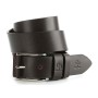 Ремінь Grande Pelle Джинсовий ремінь з натуральної шкіри Коричневий (00910)
