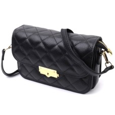 Сумка Vintage З натуральної шкіри Чорна (22671)