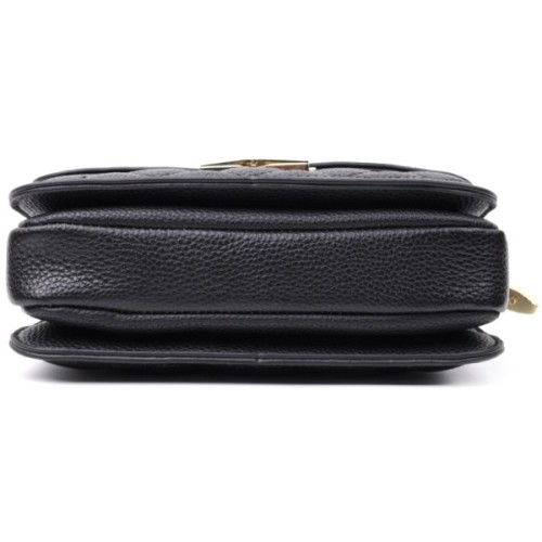 Сумка Vintage З натуральної шкіри Чорна (22671)